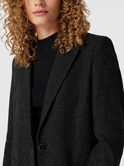 Jake*s Collection Blazer mit Woll-Seide-Anteil und Strukturmuster Black 3