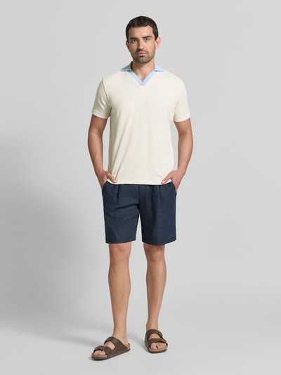 Selected Homme Koszulka polo w kroju regular fit o wyglądzie seersucker model 'MARNI' Jasnoniebieski 1
