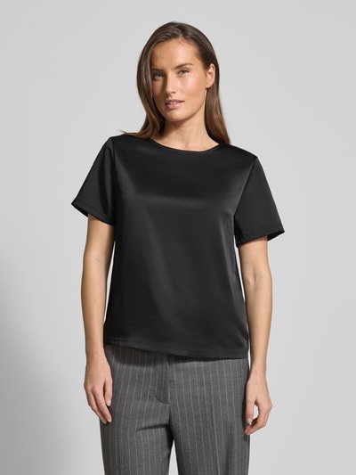Weekend Max Mara Regular Fit T-Shirt mit Lyocell-Anteil Modell 'ZONA' Black 4