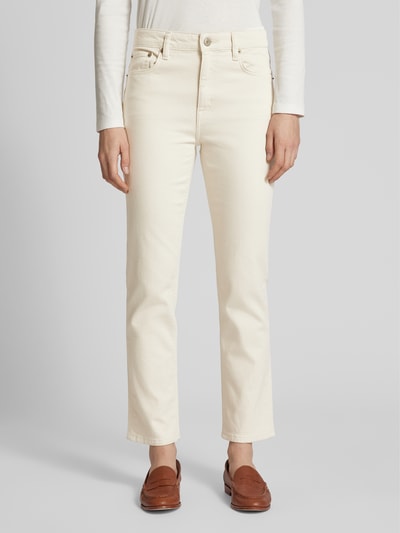 Lauren Ralph Lauren Regular Fit Jeans mit verkürztem Schnitt Beige 4