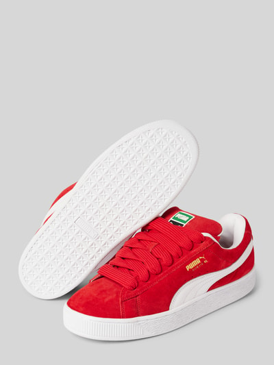 Puma Sneaker mit Label-Details Modell 'Suede' Rot 4