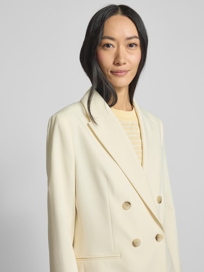 s.Oliver BLACK LABEL Slim Fit Longblazer mit 2-Knopf-Verschluss Offwhite 3