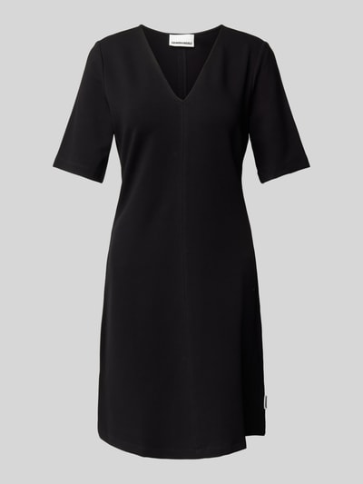 Armedangels Knielanges Kleid aus Viskose-Mix Modell 'LESJAA' Black 2