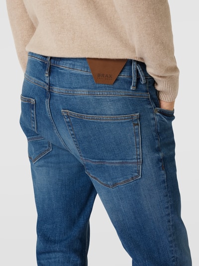 Brax Straight Fit Jeans im Used-Look Modell 'CHRIS' Hellblau 3