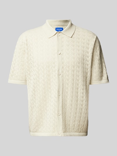 Jack & Jones Regular fit vrijetijdsoverhemd met polokraag, model 'TYLER' Beige - 2
