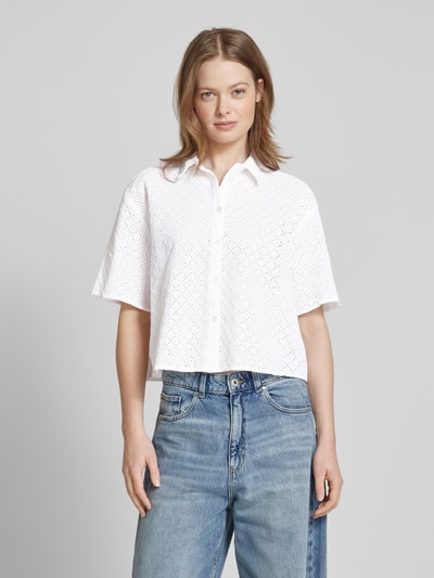 Jake*s Casual Overhemdblouse met korte mouwen Wit - 4