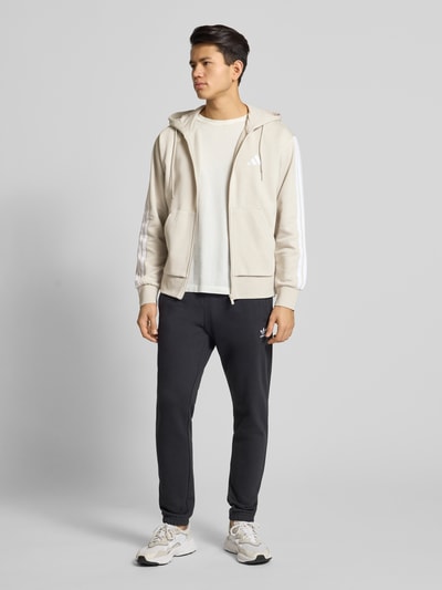 adidas Sportswear Regular fit sweatjack met viscose Zand - 1