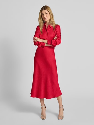 Drykorn Midirock mit elastischem Bund Modell 'URA' Pink 1