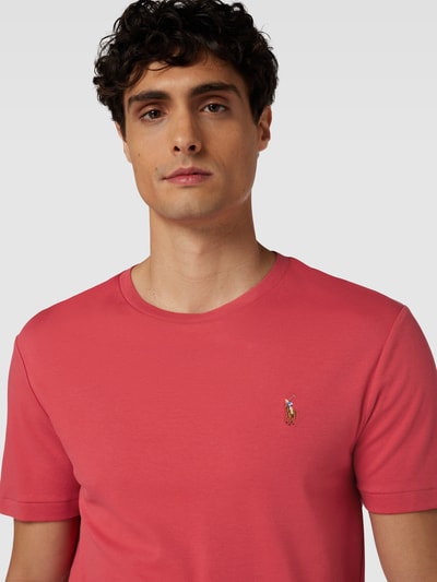 Polo Ralph Lauren T-shirt met ronde hals Bordeaux - 3