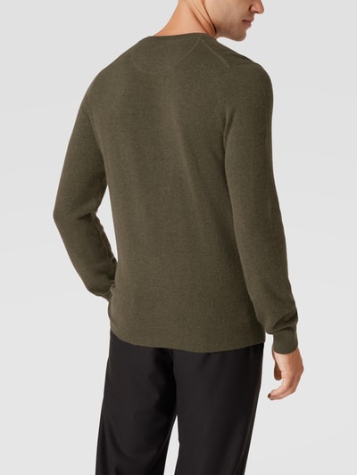 MCNEAL Pullover in Ripp-Optik Schilf Melange 5