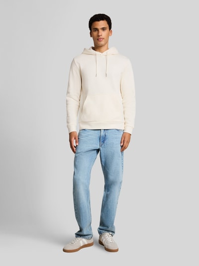 Tom Tailor Denim Regular Fit Hoodie aus Baumwoll-Mix Offwhite 1