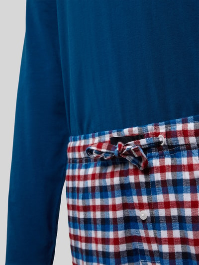 Tommy Hilfiger Pyjama mit Label-Print Blau 2