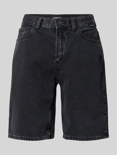 Produktfoto, Regular Fit korte jeans van puur katoen model 'THALINAA' van Armedangels in denimlook met labelpatch, 5-pocketmodel, twill, knoop- en ritssluiting