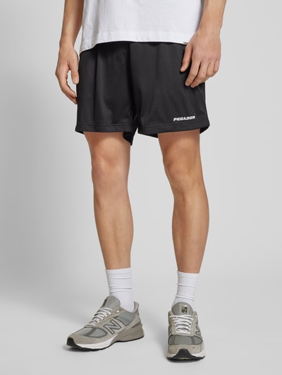 Pegador Shorts mit Label-Stitching Black 4