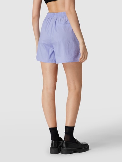 Jake*s Casual Shorts im unifarbenen Design Violett 5