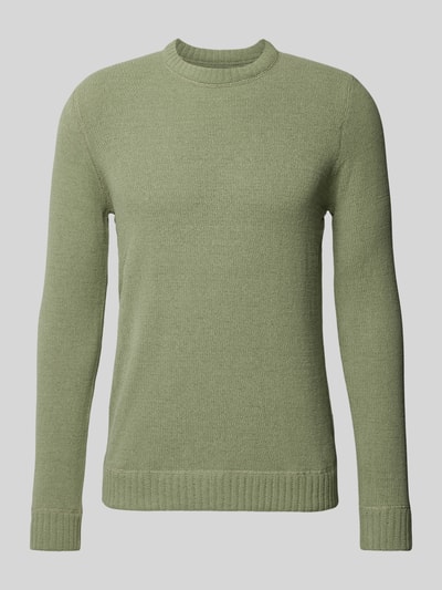 Only & Sons Strickpullover mit Rundhalsausschnitt Modell 'SETHAN' Hellgruen 2