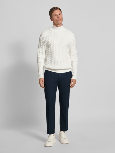 Drykorn Spodnie materiałowe z zakładkami Granatowy 1