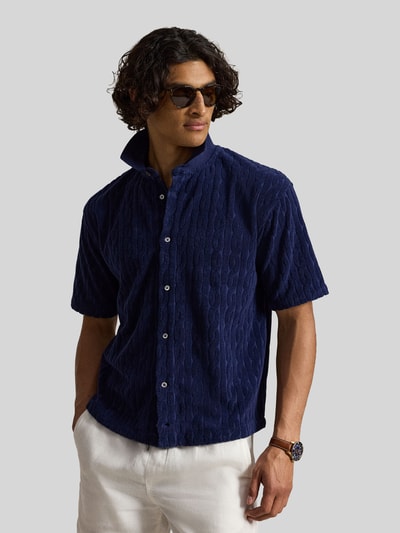 Polo Ralph Lauren Relaxed Fit Freizeithemd aus reiner Baumwolle Marine 4