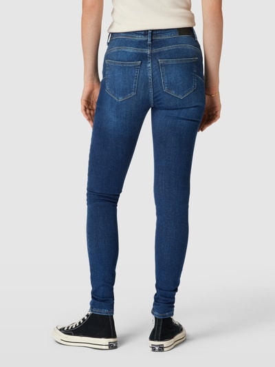 Only Slim fit jeans met 5-pocketmodel, model 'PUSH' Donkerblauw - 5