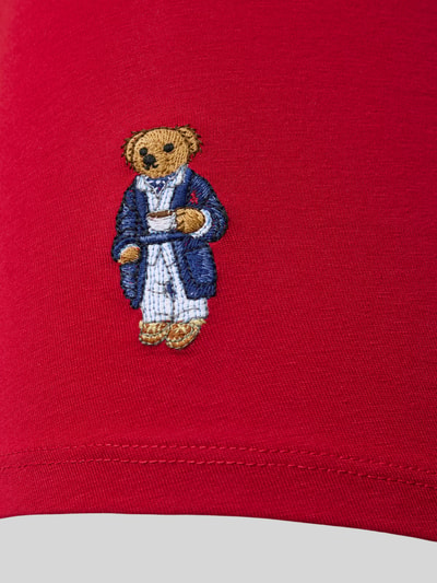 Produktfoto, Trunks aus Baumwoll-Mix mit Polo Bear von Polo Ralph Lauren Underwear, Optik: Unifarben, Applikation: Polo Bear, Label-Bund, Bundabschluss: elastisch, Material: Baumwoll-Mix