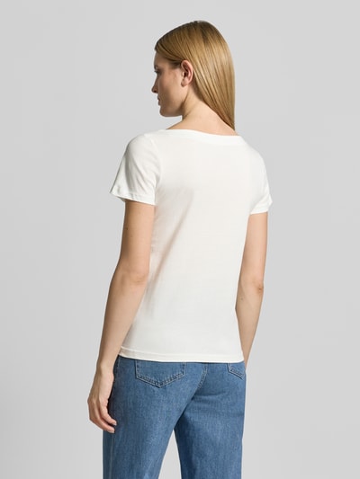 Tom Tailor T-shirt w kroju regular fit z czystej bawełny organicznej Złamany biały 5