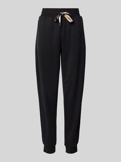 BOSS Relaxed Fit Sweatpants mit Tunnelzug Modell 'STRIPE' Black 2