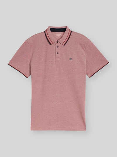 Tom Tailor Koszulka polo z czystej bawełny o kroju regular fit Czerwony 2