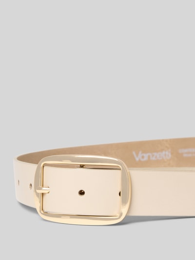 Vanzetti leren riem met doornsluiting Offwhite - 2