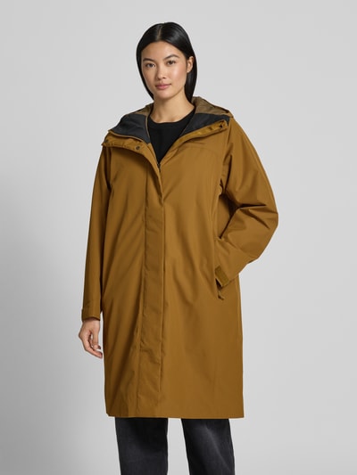 PEAK PERFORMANCE Regular fit parka met logoprint, model 'Treeline' Kaki - 4