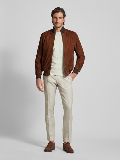 JOOP! Collection Blouson in leerlook, model 'Toros' Hazelnoot - 1