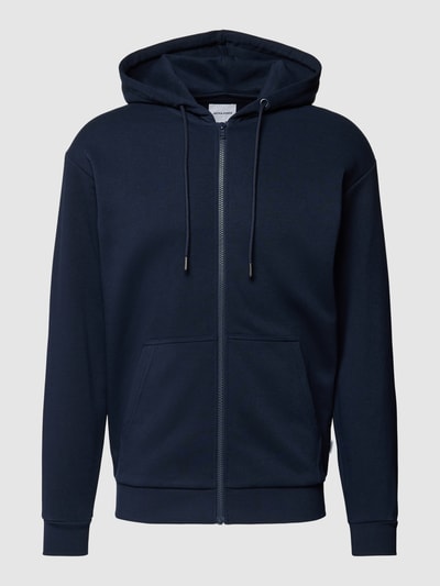 Jack & Jones Sweatjack met capuchon, model 'BRADLEY' Donkerblauw - 2