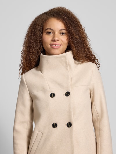 Only Płaszcz o pudełkowym kroju model ‘BLAKE LIFE’ Piaskowy 3