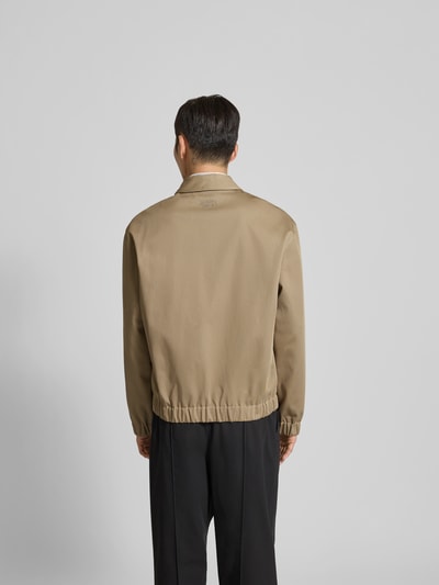MAISON KITSUNÉ Bomberjacke aus reiner Baumwolle Beige 5