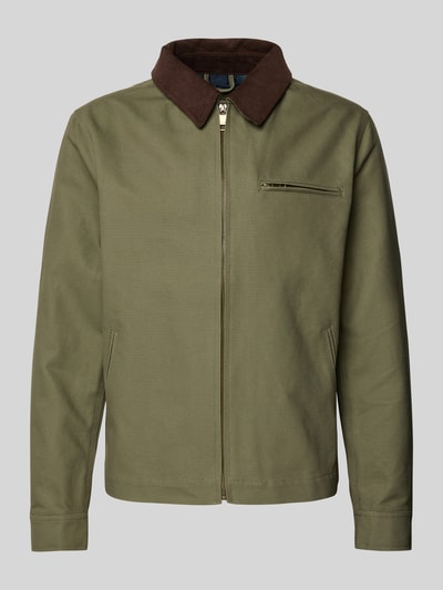 MCNEAL Jacke aus reiner Baumwolle Oliv 2