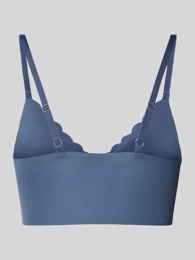 Skiny Bustier met uitneembare pads Rookblauw - 3