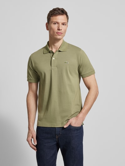 Lacoste Regular Fit Poloshirt aus Baumwoll-Mix Khaki 4