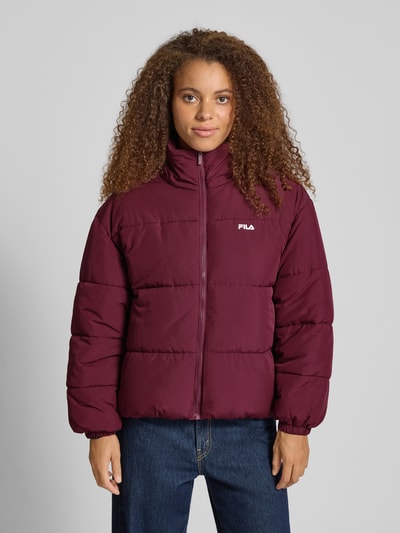 FILA Gewatteerd jack met opstaande kraag, model 'CIMONE' Donkerrood - 4