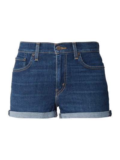 Levi's® HIGH RISE SHORTS Blue Forest Jeansowy niebieski 2