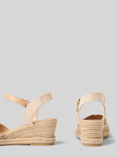 Tamaris Wedges in Flecht-Optik Beige 2