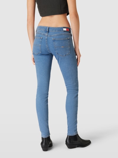 Tommy Jeans Jeansy o kroju skinny fit z 5 kieszeniami model ‘SOPHIE’ Jeansowy niebieski 5