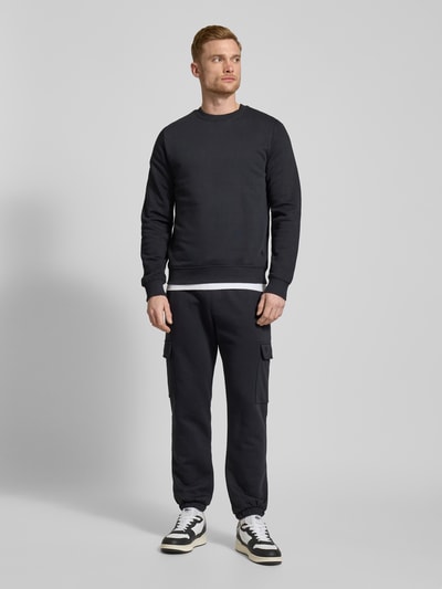 MCNEAL Sweatshirt mit Label-Stitching Black 1