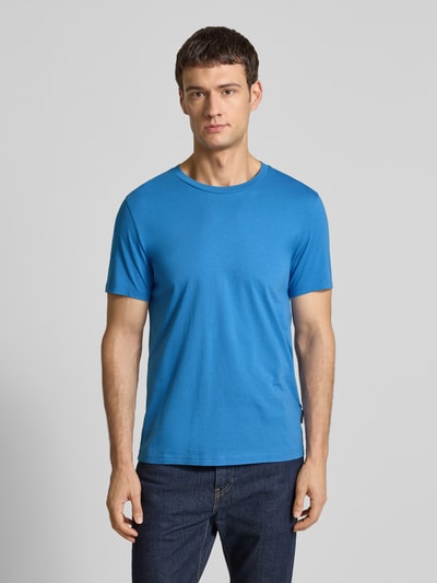 Armedangels Regular fit T-shirt van puur katoen, model 'JAAMES' Koningsblauw - 4