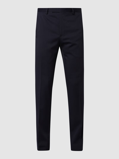 MCNEAL Slim fit pantalon met geweven motief Marineblauw - 2