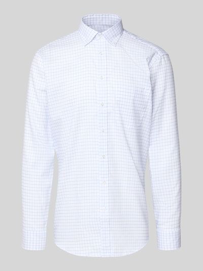 SEIDENSTICKER REGULAR FIT Regular fit zakelijk overhemd van katoen met button-downkraag Koningsblauw - 2