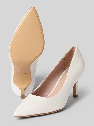Productfoto, 'Pumps aus echtem Leder' van Tamaris, uniekkleurig, spitse neus, stilettohak, instap, gestructureerde zool, echt leer
