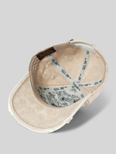 Von Dutch Trucker-pet met labelpatch, model 'DAD' Beige - 2