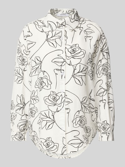 ZABAIONE Regular fit overhemdblouse met doorknoopsluiting Offwhite - 2