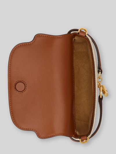 Lauren Ralph Lauren Umhängetasche aus Segeltuch mit Gürteldetail Cognac 5