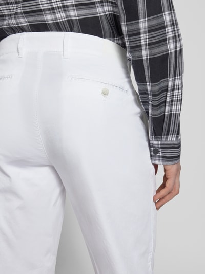 Brax Regular Fit Chino mit Paspeltasche Modell 'EVEREST' Weiss 3