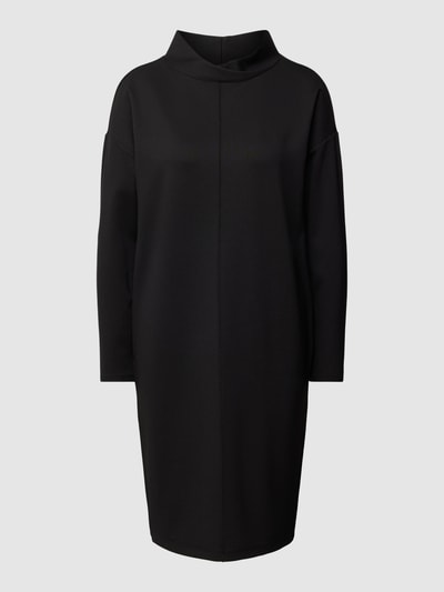 OPUS Knielanges Kleid mit Stehkragen Modell 'Wabyni' Black 2